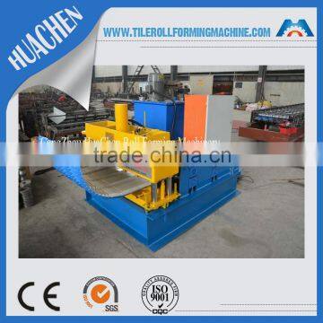 Colored Metal Trapezoid Sheet Arching Roll Forming Machine photo-1