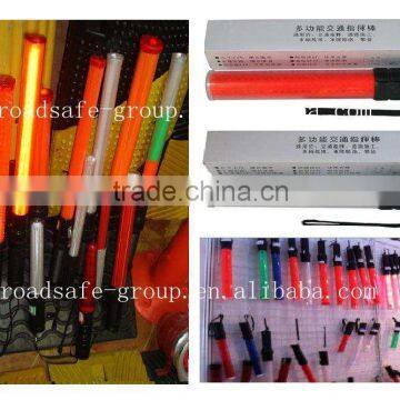 Reflective multi-function traffic baton/traffic wand