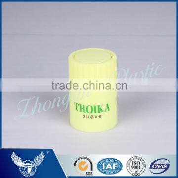 Suave bright yellow colored ordinary top-opening cap for wine