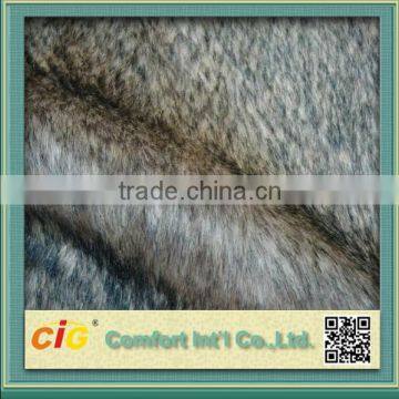 High Quality Plain Printed 100% Acrylic Faux Fur Fabric for Sale