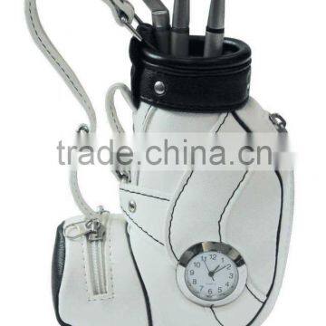 Advertising Clock Golf Gift Set With Metal Ball Pen photo-5