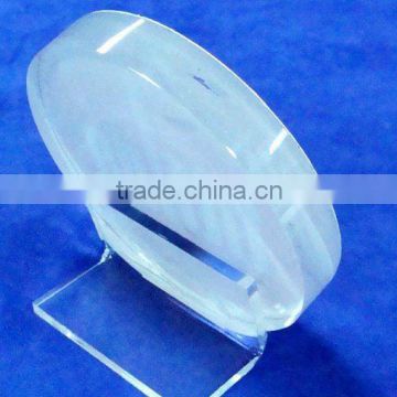 Clear acrylic paper weight with printing