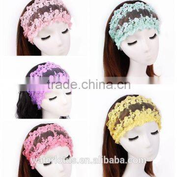 with 11 years manufacture experience design elastic hair bands head wrap for makeup