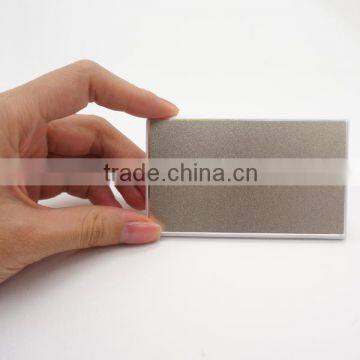 New Metal Slim Credit Card Power Bank for Cellphone Charging 1500mAh Wholesale photo-4