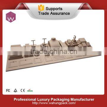 Handmade simple design jewelry store display cases