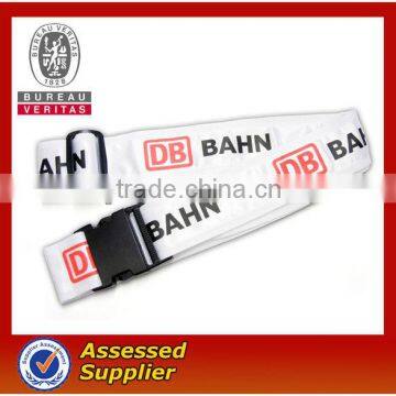 custom strong polyester luggage belt/luggage strap