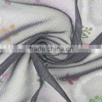 polyester spandex Korean mesh fabric for bra lining garment clothing