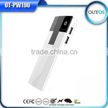new arrival piano design 10000mah dual usb portable charger