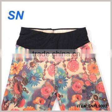 Newest Sunflower Sexy Young Girls Leggings Fancy Leggings