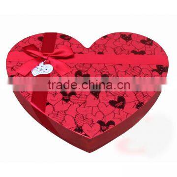 heart shape paper chocolate packaging box                        
                                                                                Supplier's Choice