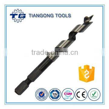High carbon steel wood using auger drill bit