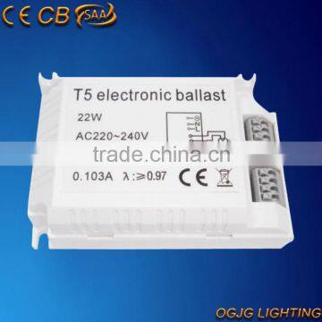 CE,CB,EMC,SAA,CCC certified electronic ballast t5 electronic ballast for T5 circular lamp 32w