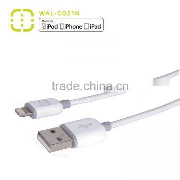 walnut MFI certified cable for iPhone6/iPhone 6 plus/iPhone 5