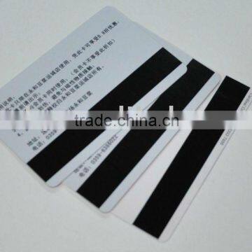 Plastic Magnetic Card with 4 color logo and magnetic strip encoding