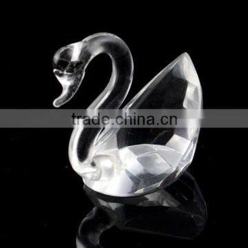 vivid souvenir crystal glass swan