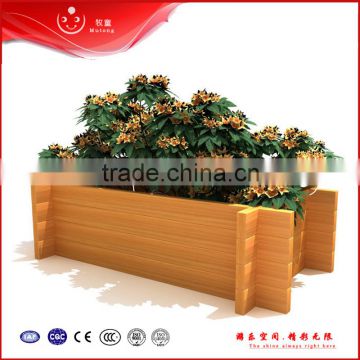 china rectangular wooden flower planter outdoor