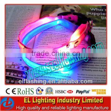 led flashing dog collar/ fashion led pet collar