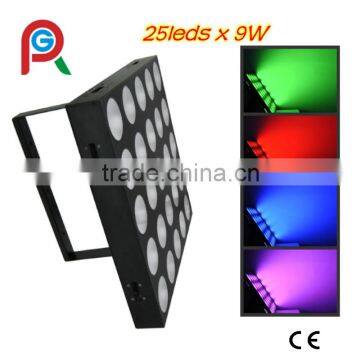 RGB 3in1 9W 25Leds Indoor DMX LED Blinder