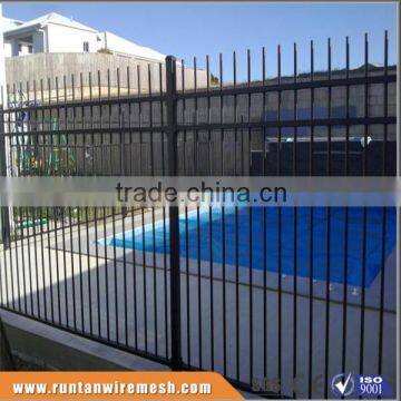 Factory hot dipped galvanized and powder coated oornamental iron fence (Tread Assurance)