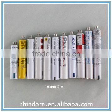 Empty aluminum tube for pharmaceutical, pharmaceutical tube