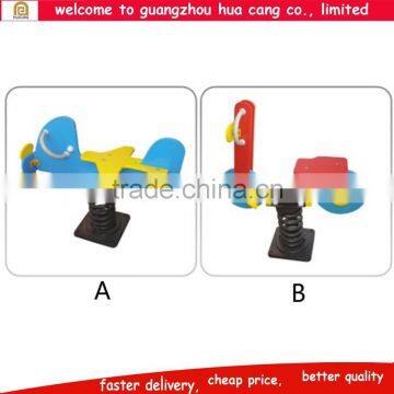 Promotion spring hanging toys, spring loaded toy car, caterpillar ride on toys