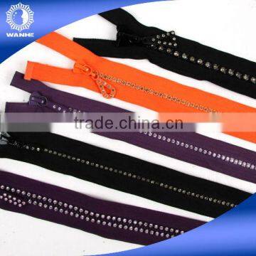 Open-end Diamond Zipper