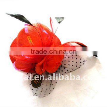 fabric daisy flower hat accessory