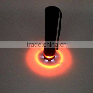 1W Powerful Led With 2D Batteries Zoom Flashlight With Color Ring photo-3