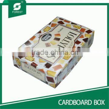 WHITE PAPER CARDBOARD BOX FOR CANDY