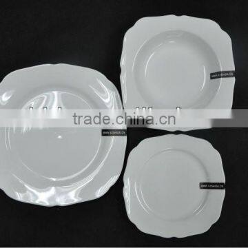 factory newest shape octagonal square plates