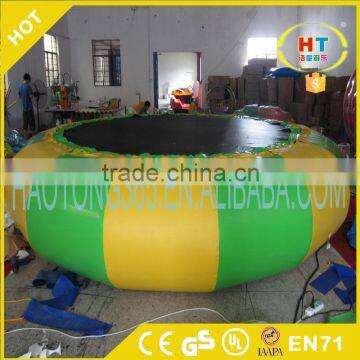 Inflatable Adult and Kid Bouncer Jumping Bed Water Park Floating Water Trampoline for Sale photo-3