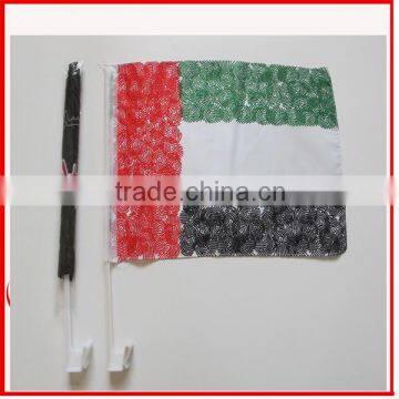 The United Arab Emirates flag,car window flag,30*45cm red green white black flag