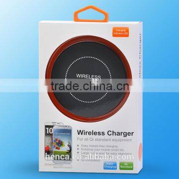 Wholesale Qi Standard Mobile Wireless Charger Pad Transmitter for Galaxy S6 for Iphone All Smartphone with Qi