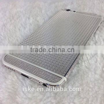 Wholesale for iphone 6 6 plus housing platinum plated with diamond