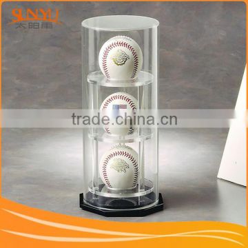 small clear plexglass Acrylic Baseball storage Display Box