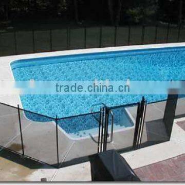 removable pool safety fence