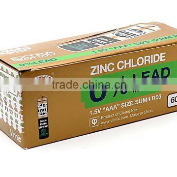 0% Lead Zinc Chloride Dry Battery AA SUM3 Battery photo-6