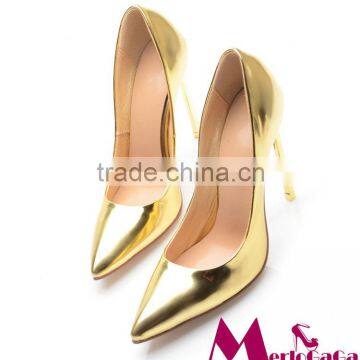 The most popular high heels Golden party shoes