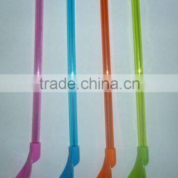 Satisfaction Guarantee Novelty blue plastic drinking straws