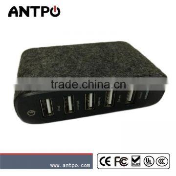 5 Port USB Charging Hub Quick Charge 2.0 Plush Power Bank photo-2