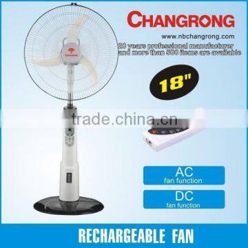 Charging for mobile 18'' rechargeable stand fan Solar fan