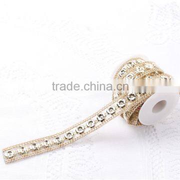 Cheap Rhinestone Trim Alloy Chian Base Glue photo-2