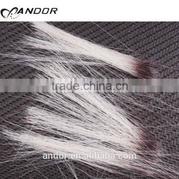 White Gray Nylon Doll Human Hair photo-5