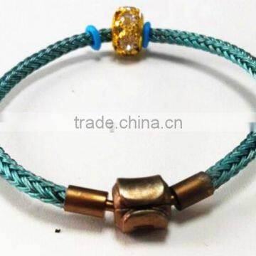 Newest 2016 Woman Popular Braided Stainless Steel Bracelets photo-4