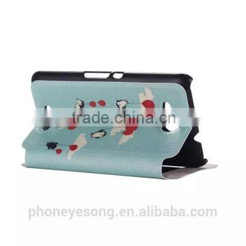 PU Sublimation Print Custom Cell Phone Case for SONY E4 Edge photo-4