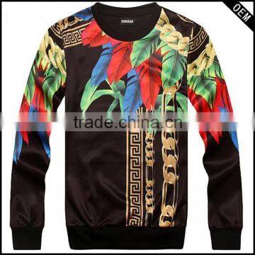 fashion Crewneck custom sublimation sweatshirts nen without hoodie