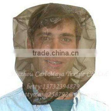 round green army insect mosquito head/cap net face shield for soilder