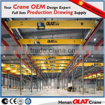 3D design drawing ISO CE Approved Workshop Single Girder Overhead Crane 1ton, 2ton, 3ton, 5ton, 10ton Cheap Price for Sale