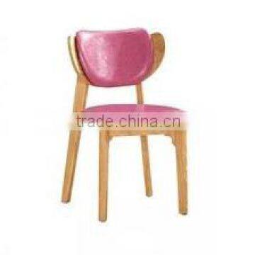 ash wood fashion chair restaurant chair cafe Chair with Soft Mat