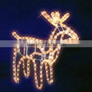 led reindeer motif light